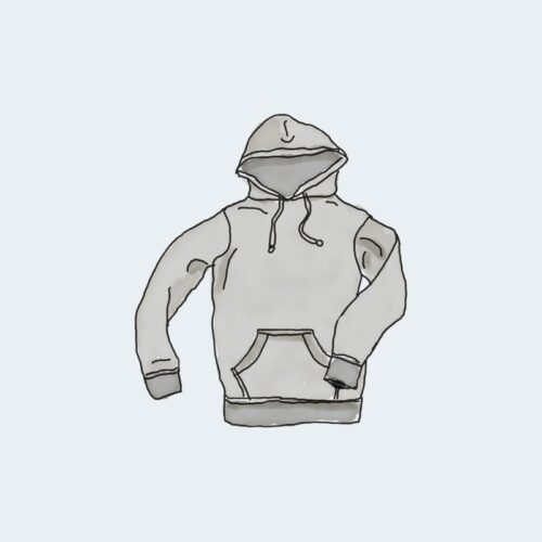 Sudadera con bolsillo (muestra)